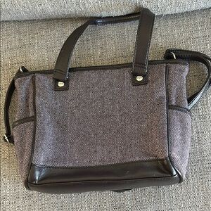 Brown twead Women's Handbag
